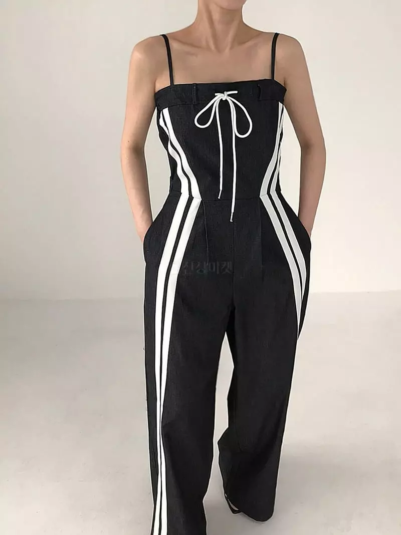 2two Moon - Korean Women Fashion - #womensfashion - Kane Strap Jumpsuit - 3