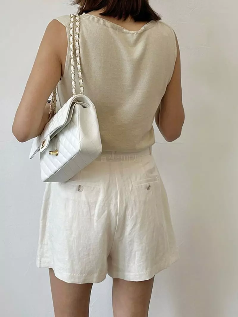 3 Rooms - Korean Women Fashion - #momslook - Linen Shorts