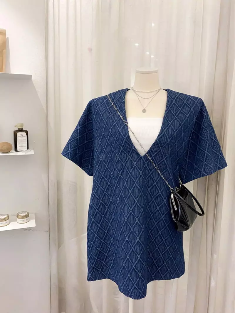 3 Rooms - Korean Women Fashion - #pursuepretty - Denim Dia One-piece - 9