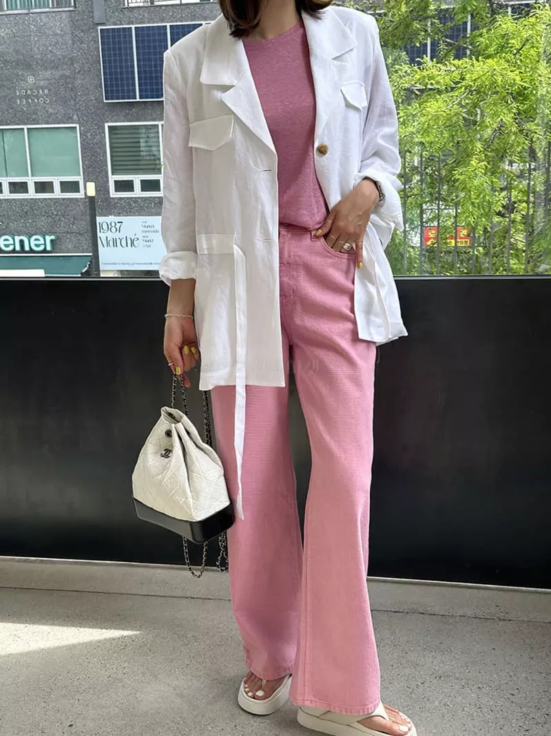 3 Rooms - Korean Women Fashion - #thelittlethings - Linen Mood Jacket - 11