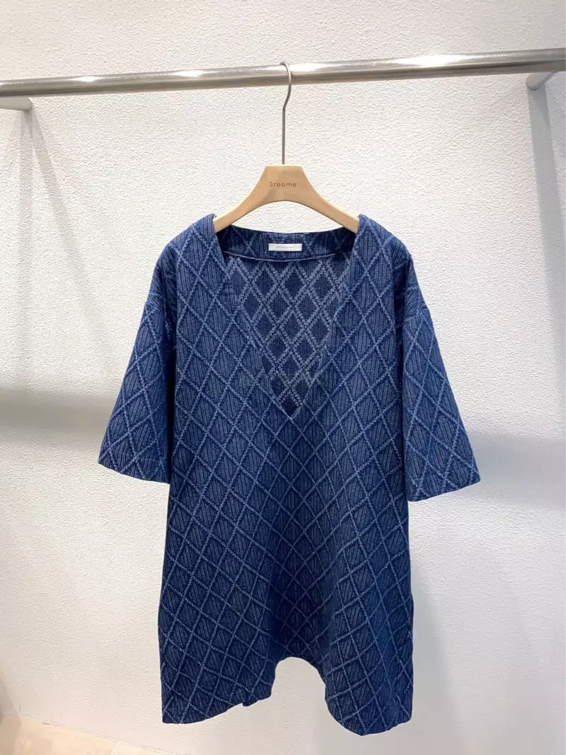 3 Rooms - Korean Women Fashion - #vintageinspired - Denim Dia One-piece - 7