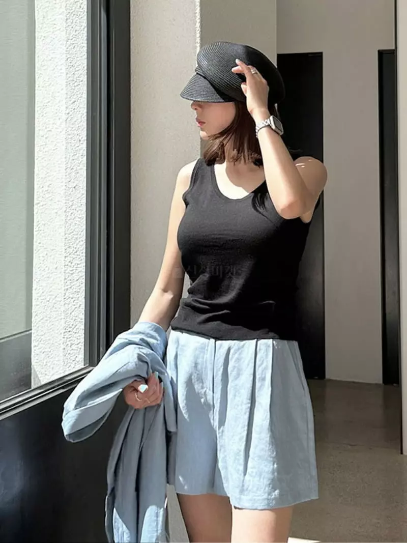 3 Rooms - Korean Women Fashion - #womensfashion - Linen Shorts - 12