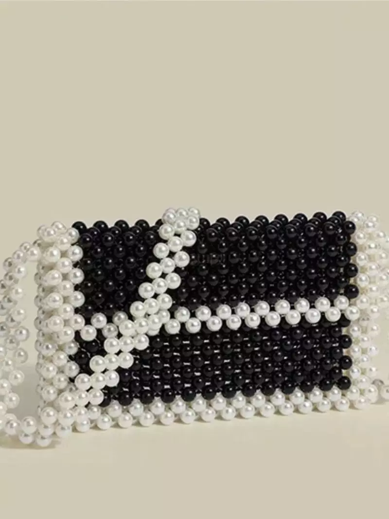 A In - Korean Women Fashion - #momslook - Black Pearl M Bag - 3