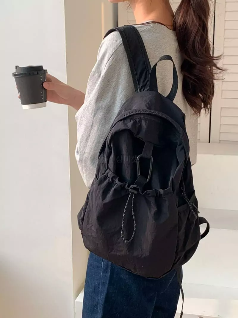 A In - Korean Women Fashion - #momslook - Hook Back Pack - 5