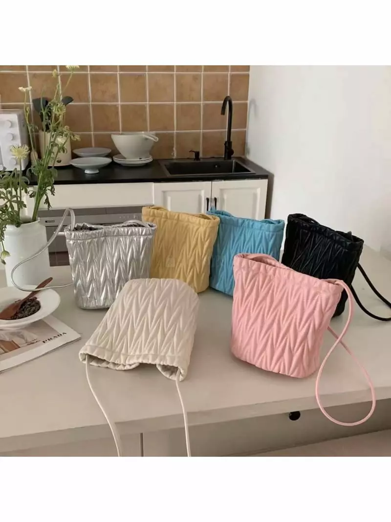 A In - Korean Women Fashion - #momslook - Shiny Daily Bag - 8