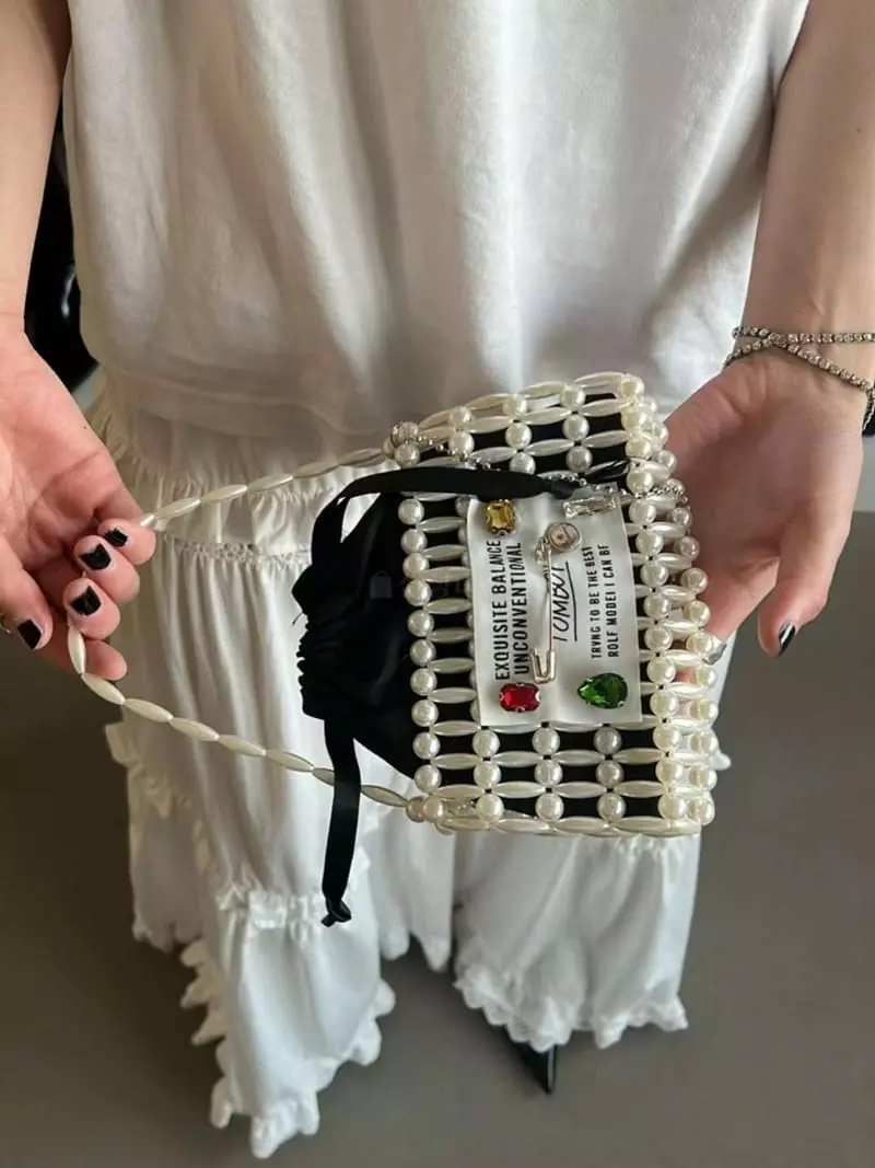 A In - Korean Women Fashion - #womensfashion - Benty Beads Bag - 4
