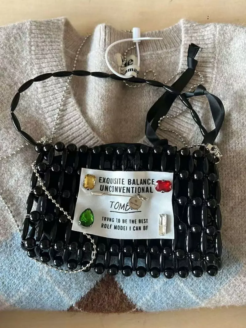 A In - Korean Women Fashion - #momslook - Benty Beads Bag - 6