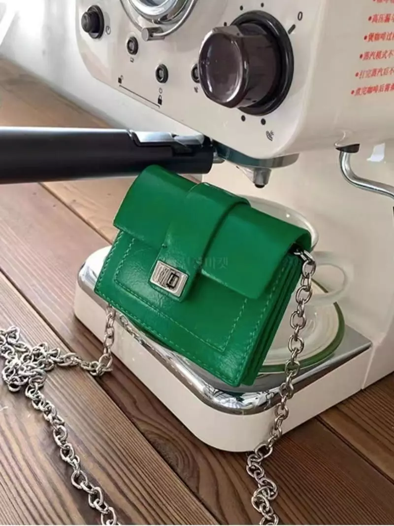 A In - Korean Women Fashion - #momslook - Mini Chain Bag - 8