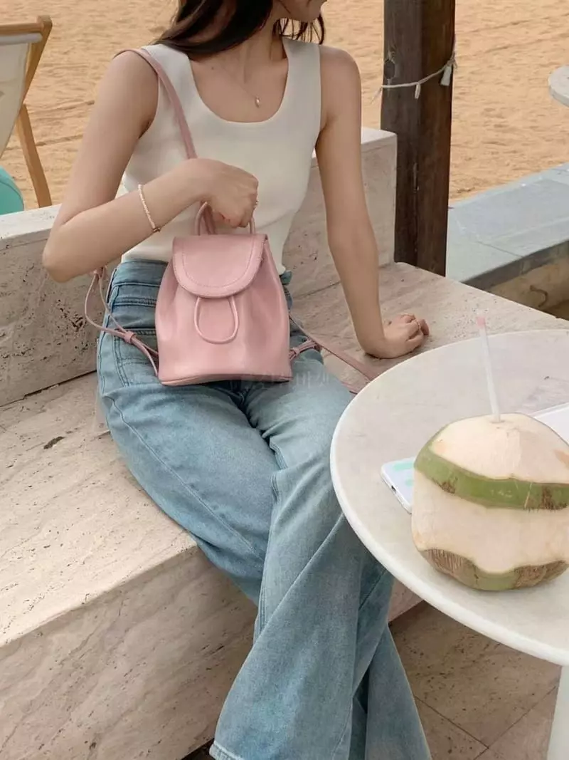 A In - Korean Women Fashion - #thelittlethings - Loen Simple Back Pack - 4