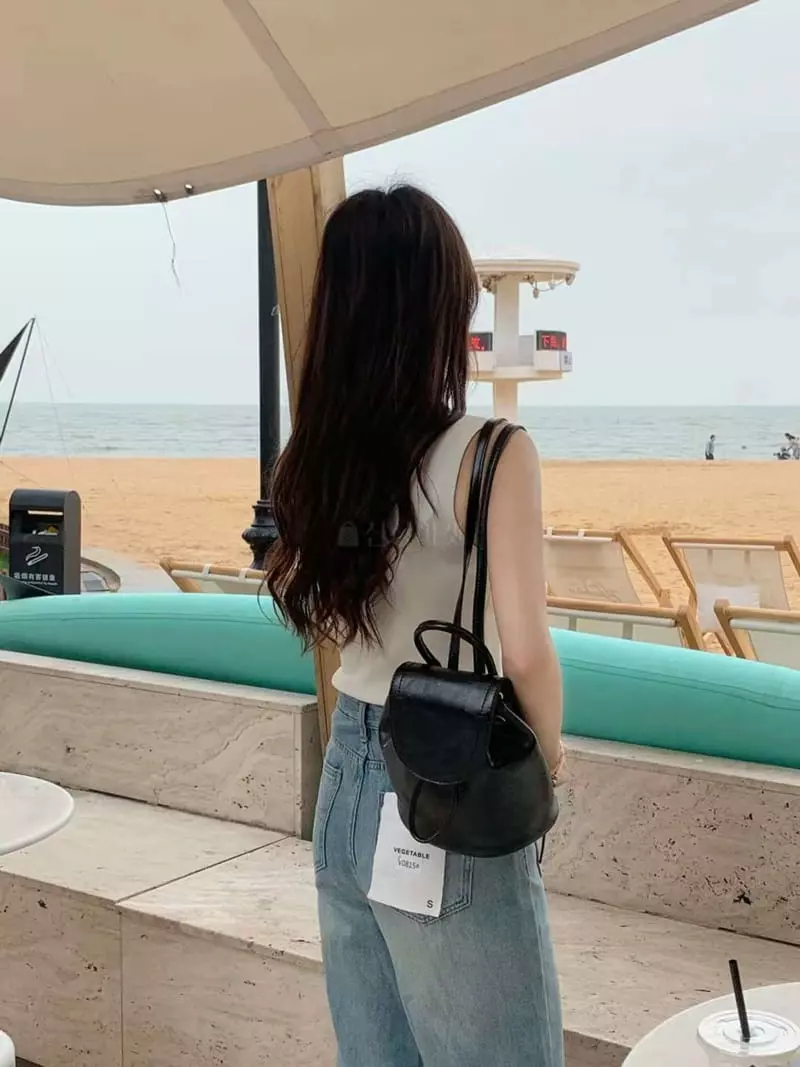 A In - Korean Women Fashion - #momslook - Loen Simple Back Pack - 6