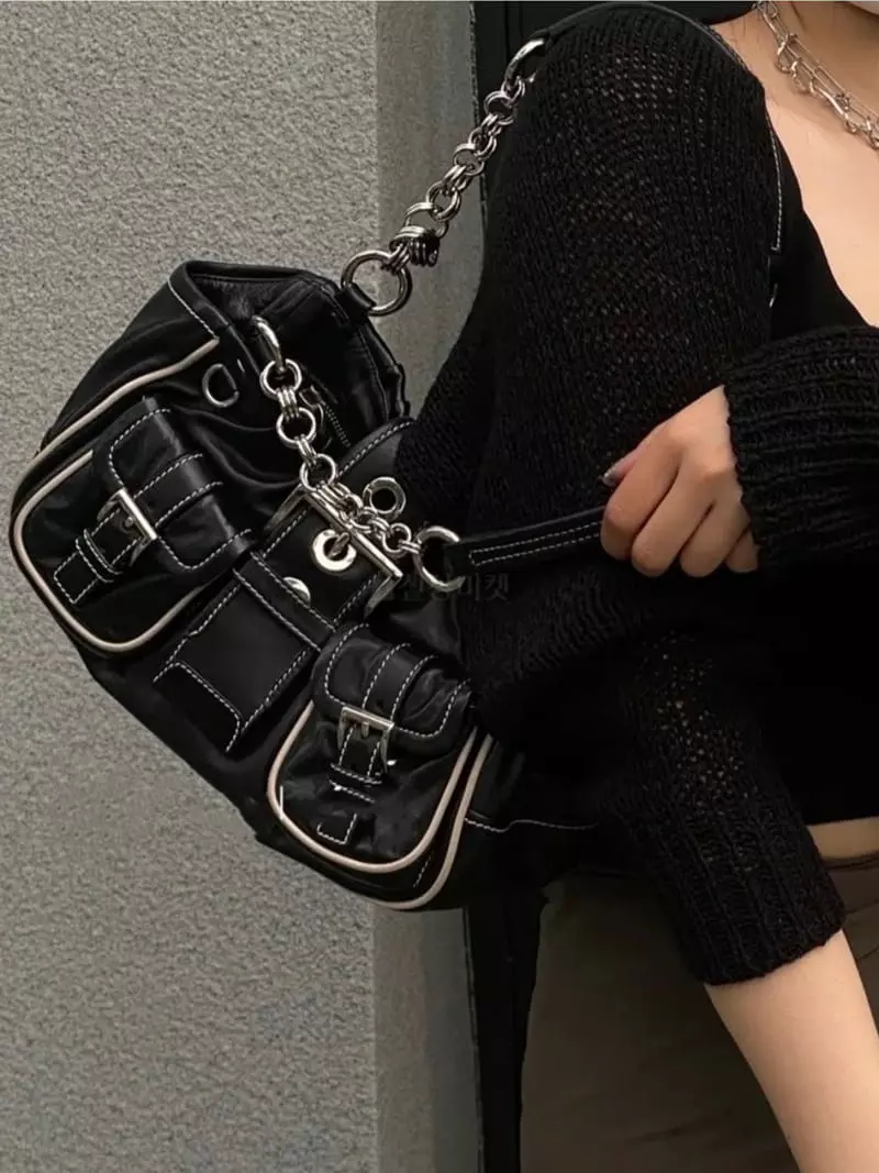 A In - Korean Women Fashion - #momslook - Lemi Chain Shoulder Bag - 2