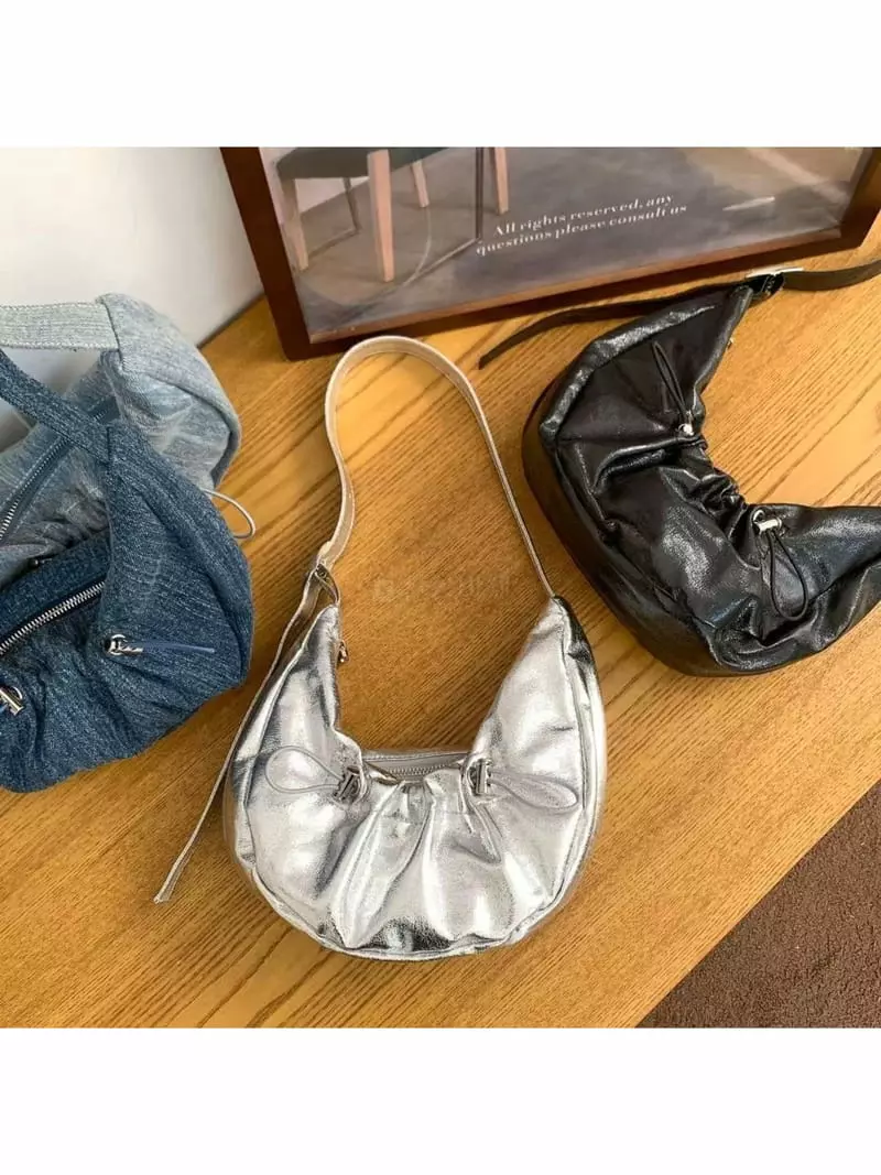 A In - Korean Women Fashion - #momslook - Diel Wrinkle Hobo Bag - 9