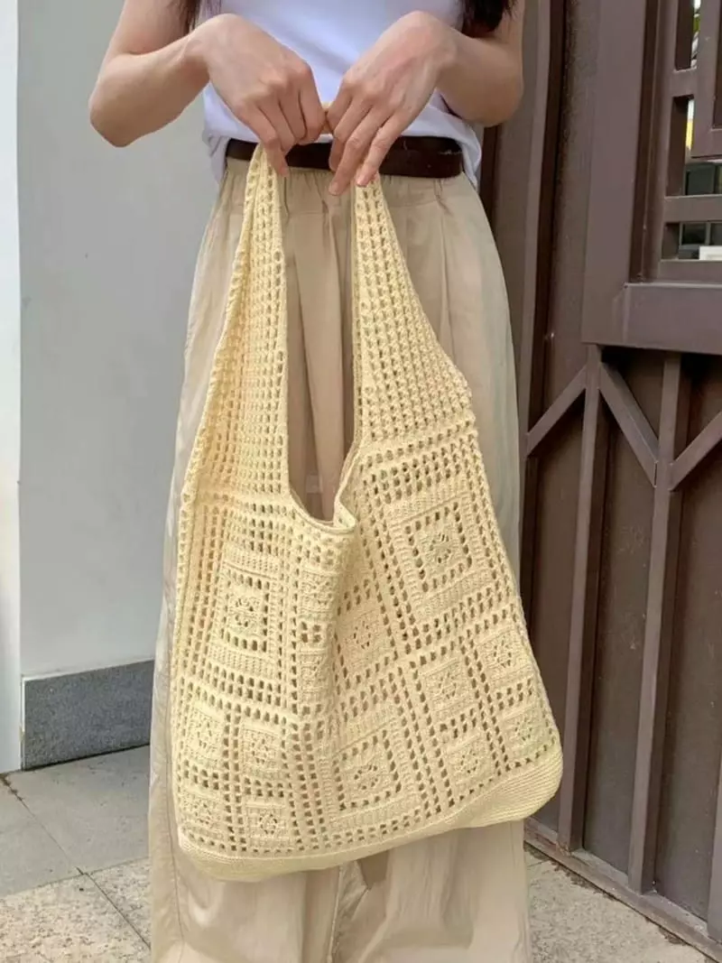 A In - Korean Women Fashion - #momslook - Needs Big Shoulder Bag - 2