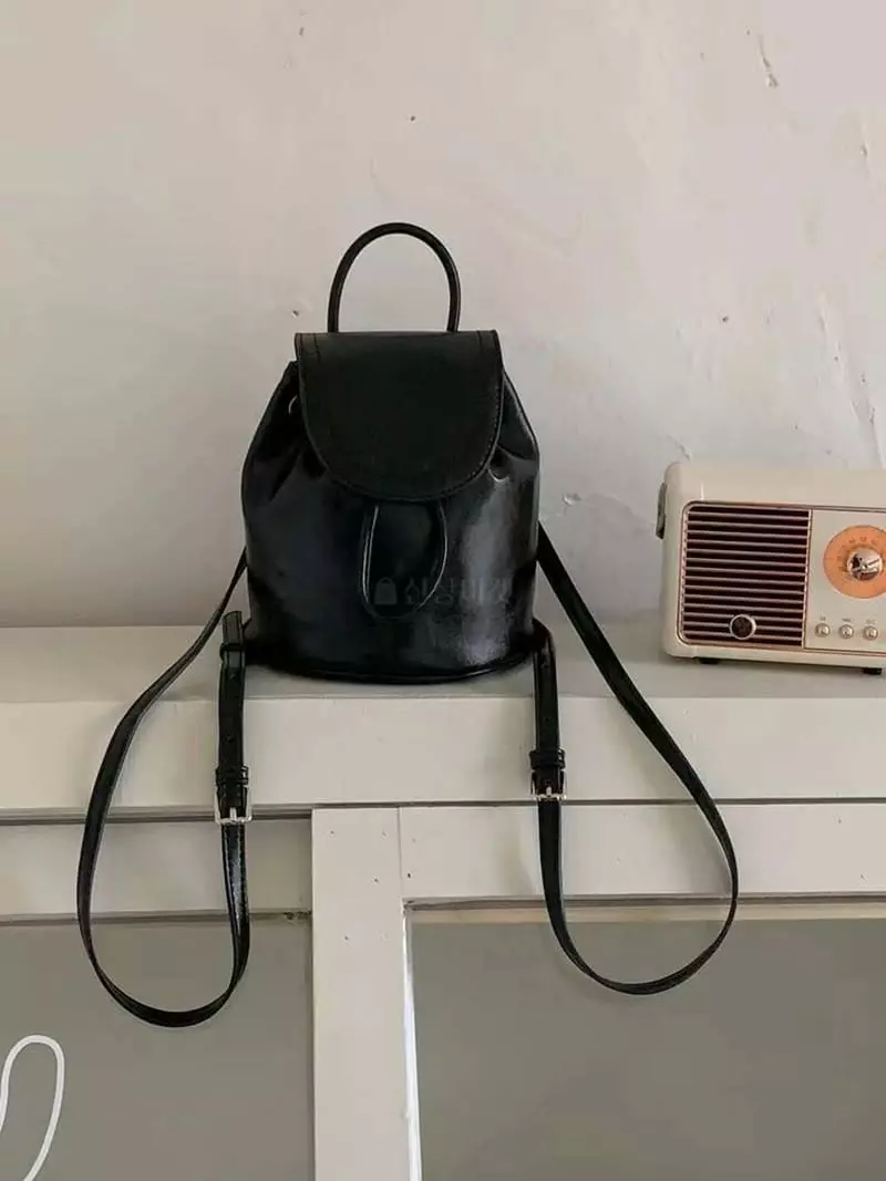 A In - Korean Women Fashion - #shopsmall - Loen Simple Back Pack