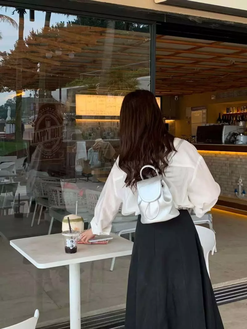 A In - Korean Women Fashion - #thatsdarling - Loen Simple Back Pack - 2