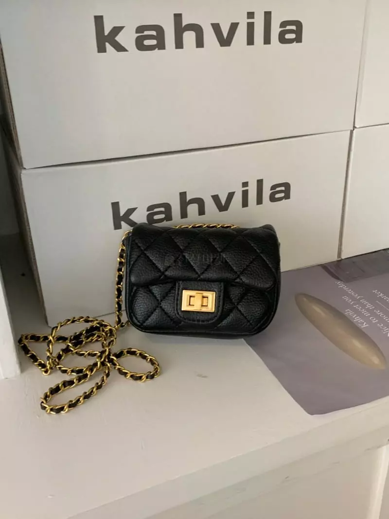 A In - Korean Women Fashion - #thelittlethings - Quilting Mini Chain Bag - 5