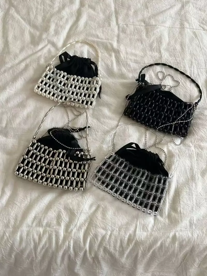 A In - Korean Women Fashion - #vintageinspired - Benty Beads Bag - 8