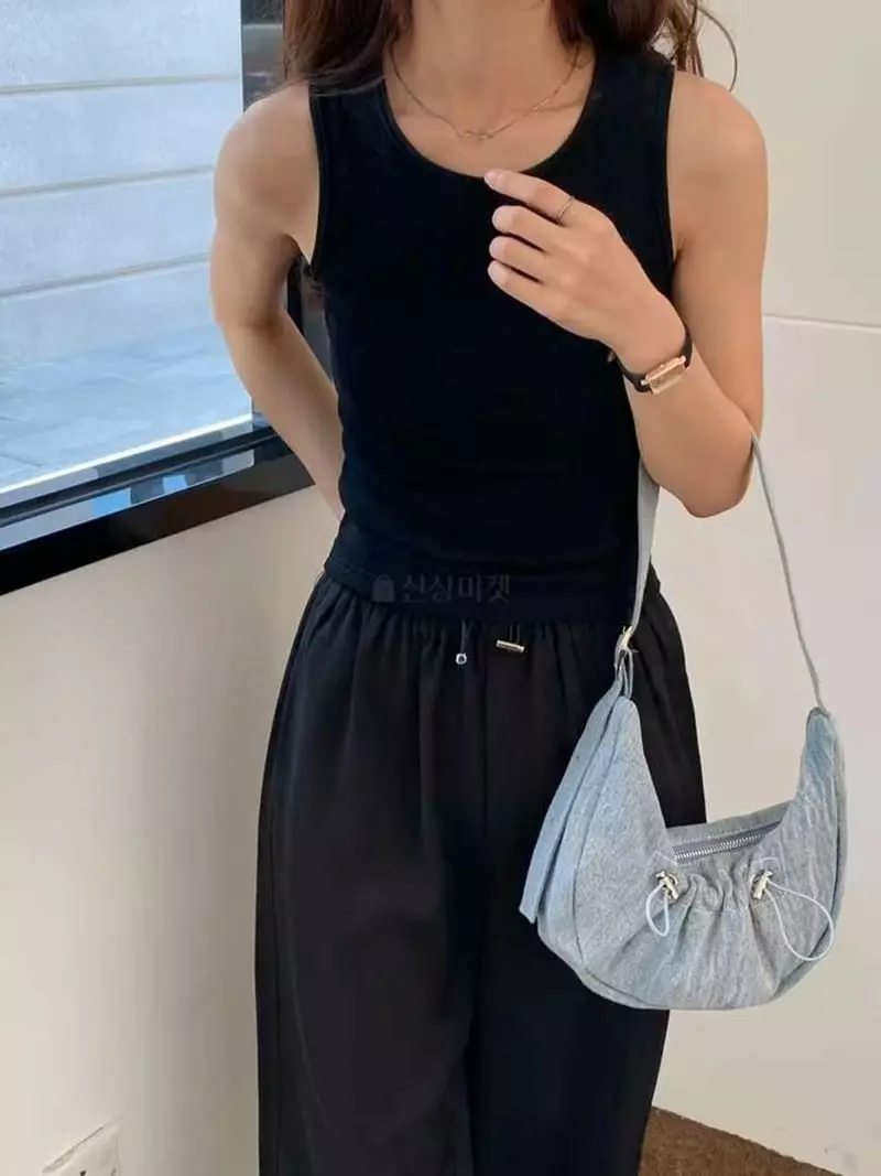 A In - Korean Women Fashion - #vintageinspired - Diel Wrinkle Hobo Bag - 12