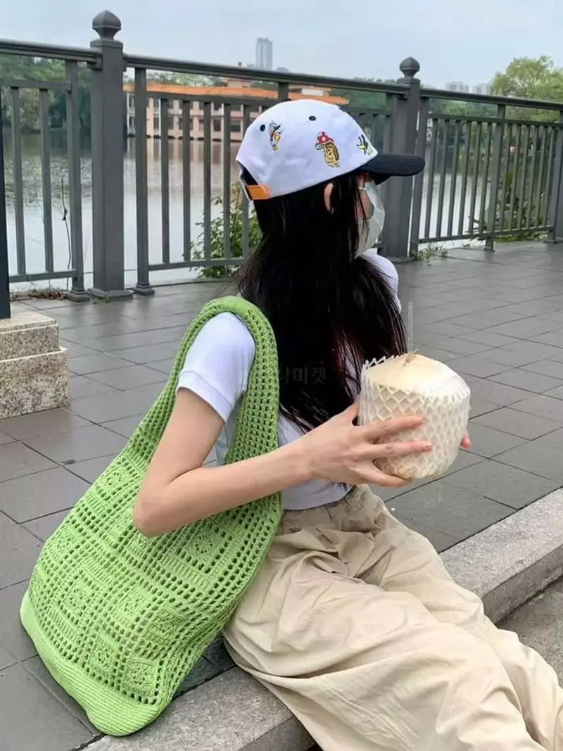 A In - Korean Women Fashion - #vintagekidsstyle - Needs Big Shoulder Bag - 7