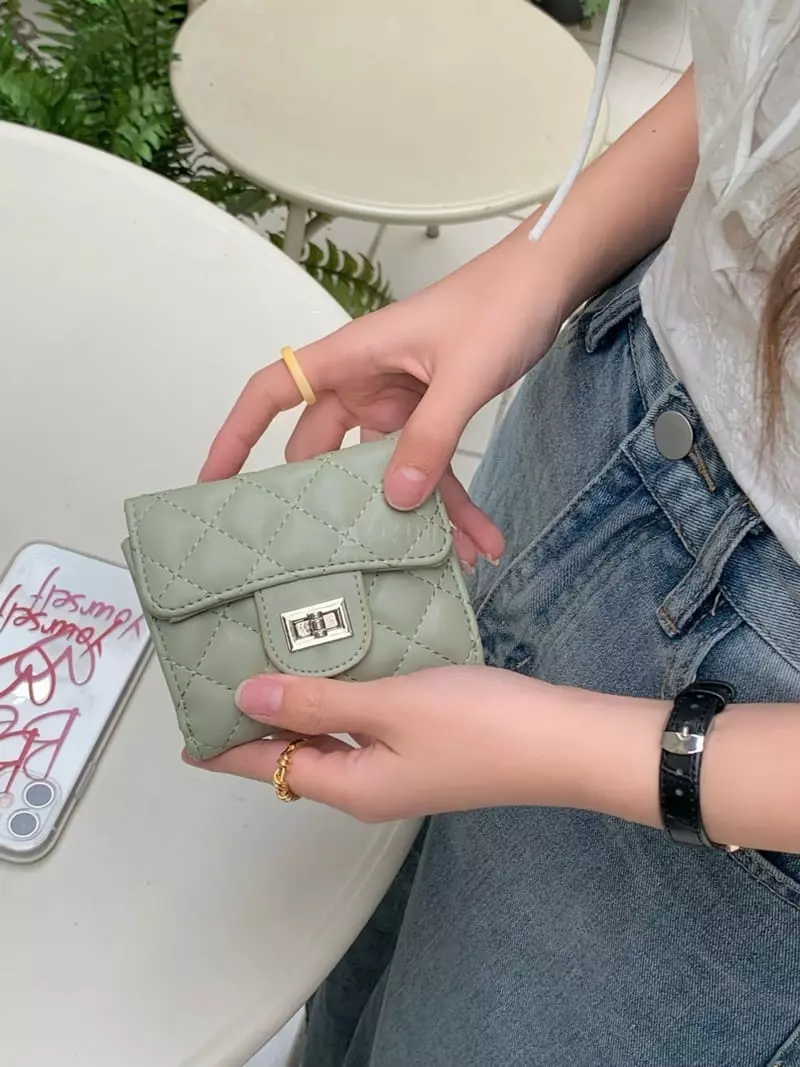 A In - Korean Women Fashion - #womensfashion - Quilting Min Wallet - 8