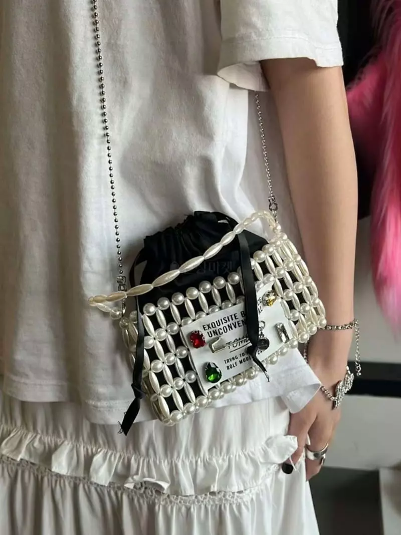 A In - Korean Women Fashion - #womensfashion - Benty Beads Bag