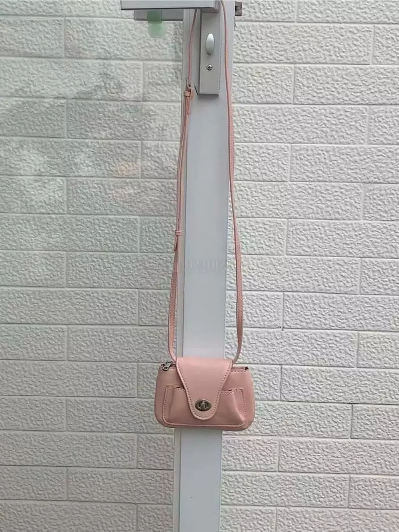 A In - Korean Women Fashion - #womensfashion - Mini Button Cross Bag - 8