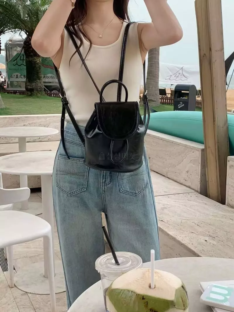 A In - Korean Women Fashion - #womensfashion - Loen Simple Back Pack - 5