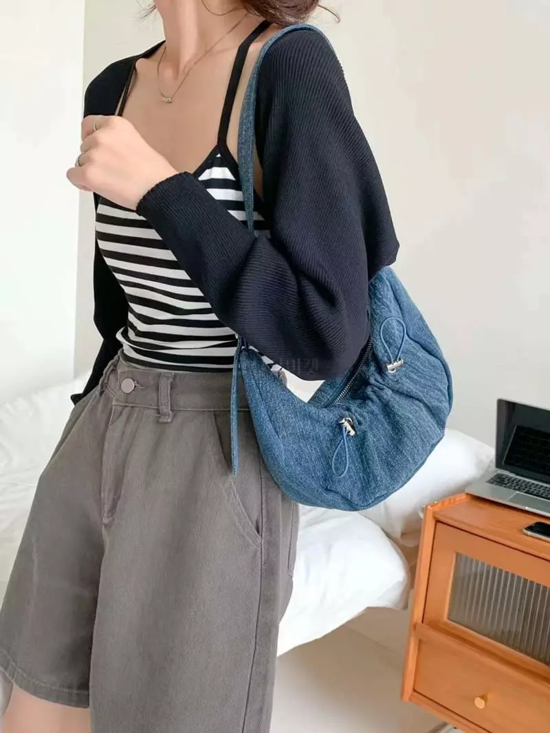 A In - Korean Women Fashion - #womensfashion - Diel Wrinkle Hobo Bag