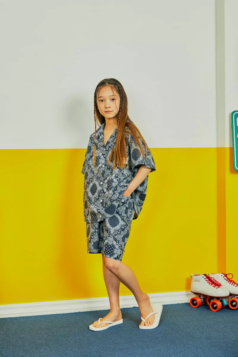 A-Market - Korean Children Fashion - #minifashionista - Pasiely Shirt Set - 11
