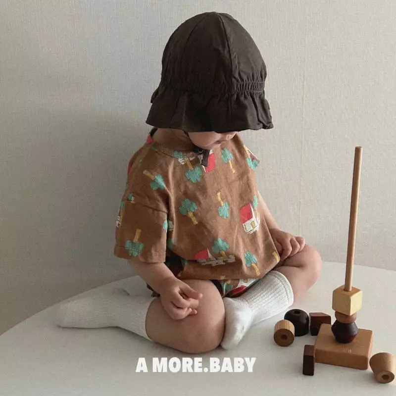 A More - Korean Baby Fashion - #babyoutfit - Bebe Tree House Bodysuit - 12