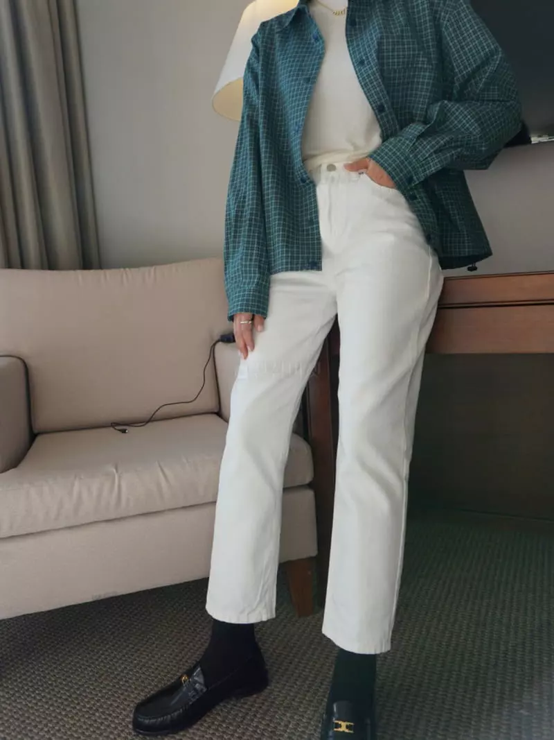 A The A - Korean Women Fashion - #momslook - White Pants - 7