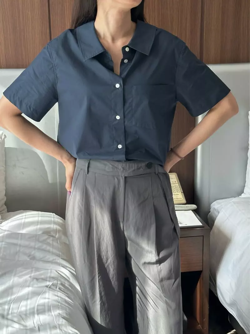 A The A - Korean Women Fashion - #momslook - Slit Blouse - 11