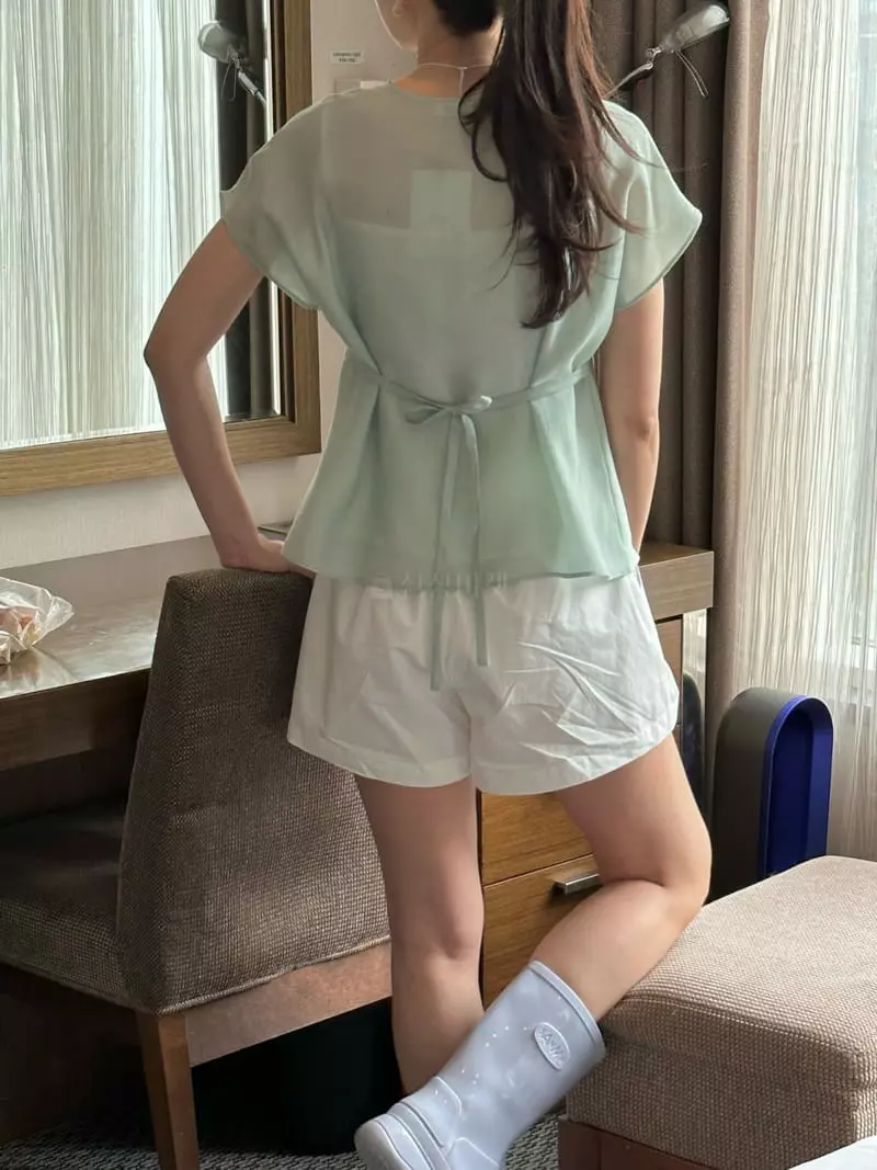 A The A - Korean Women Fashion - #restrostyle - Silky Blouse - 3