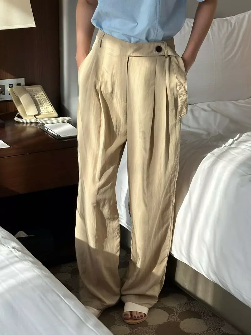 A The A - Korean Women Fashion - #romanticstyle - Lino Pants