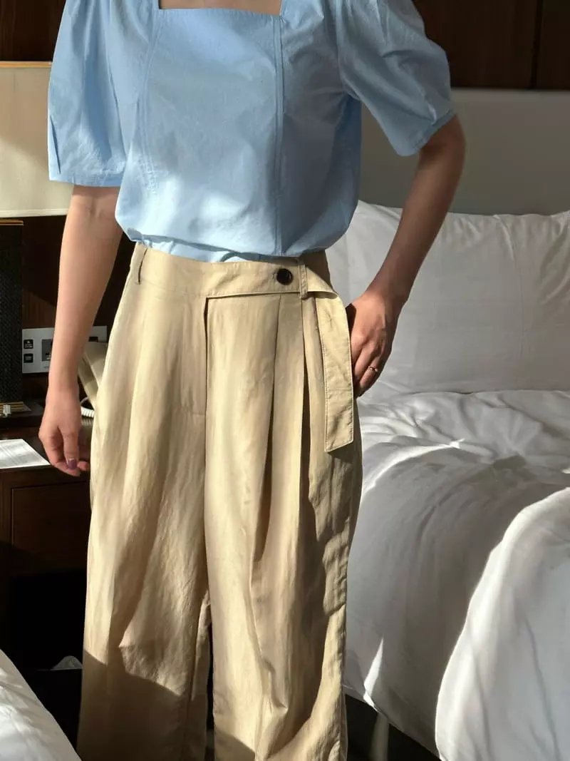 A The A - Korean Women Fashion - #shopsmall - Lino Pants - 2