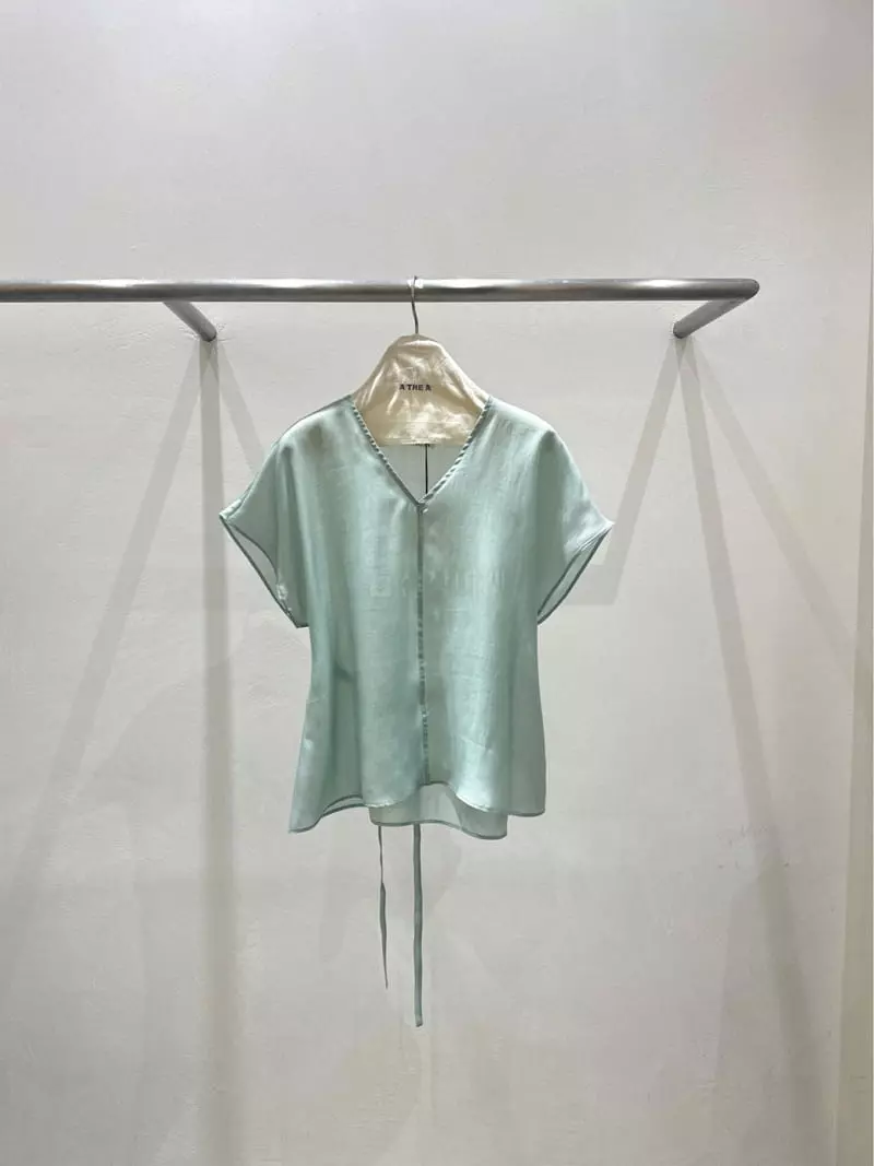 A The A - Korean Women Fashion - #thatsdarling - Silky Blouse - 6