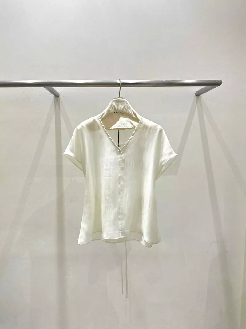 A The A - Korean Women Fashion - #womensfashion - Silky Blouse - 9