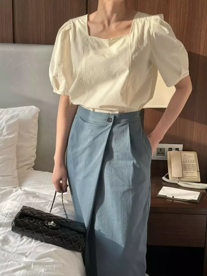 A The A - Korean Women Fashion - #womensfashion - Wrap Skirt - 7