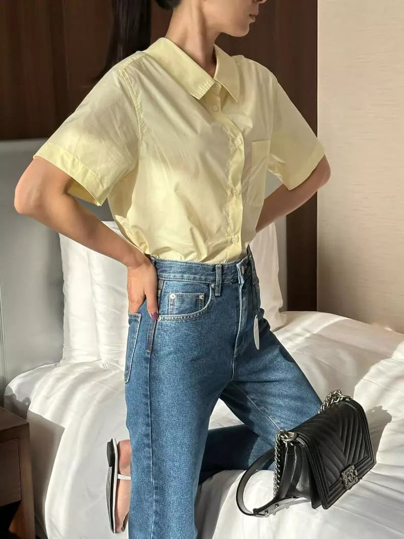 A The A - Korean Women Fashion - #momslook - Slit Blouse - 4