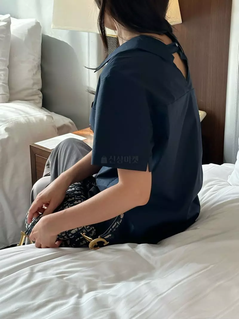 A The A - Korean Women Fashion - #womensfashion - Slit Blouse - 8