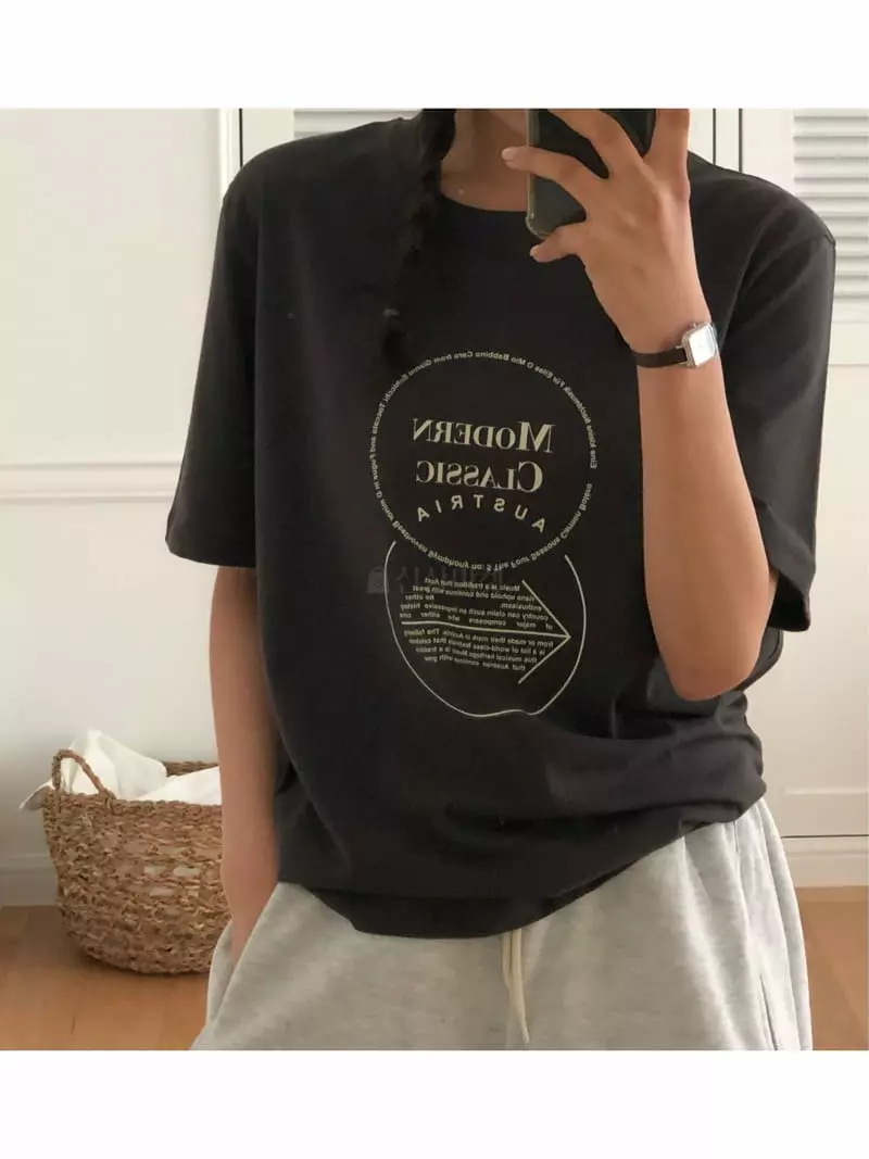 A Want - Korean Women Fashion - #momslook - Classic Tee - 12