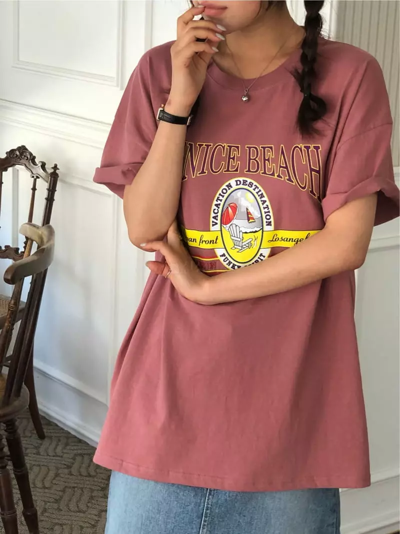 A Want - Korean Women Fashion - #momslook - Beach Tee - 5