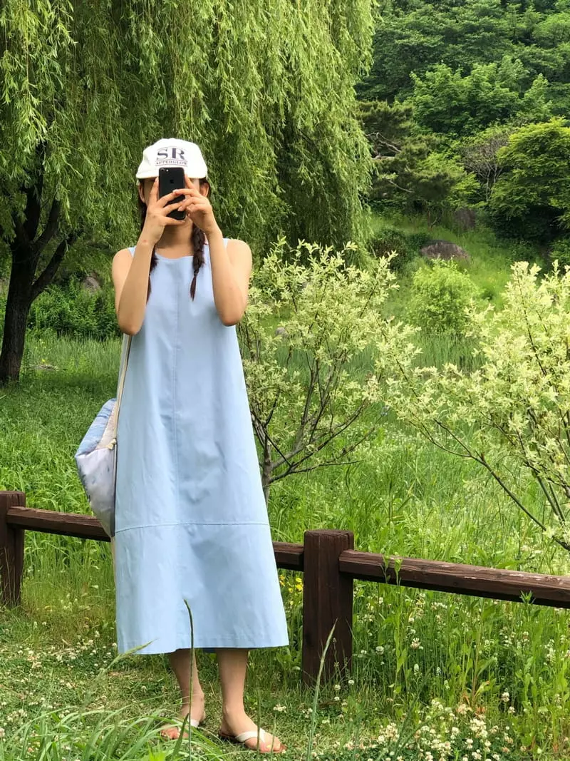 A Want - Korean Women Fashion - #romanticstyle - Leme Denim One-piece - 7