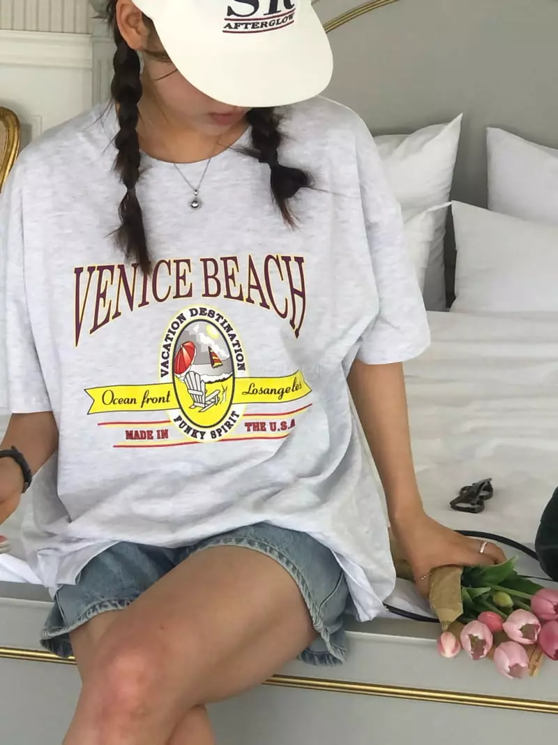 A Want - Korean Women Fashion - #shopsmall - Beach Tee - 2