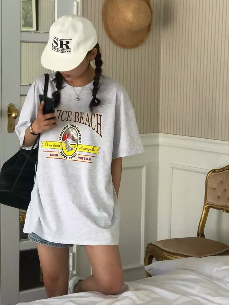 A Want - Korean Women Fashion - #thatsdarling - Beach Tee - 3