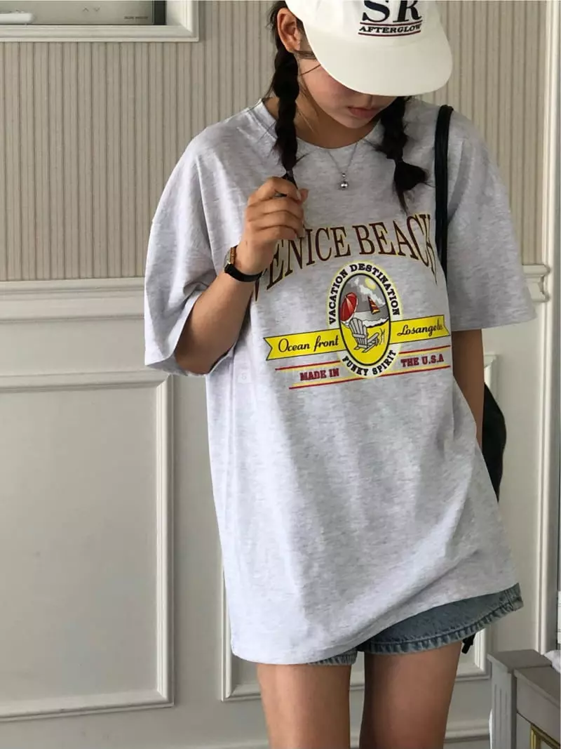 A Want - Korean Women Fashion - #thatsdarling - Beach Tee - 4