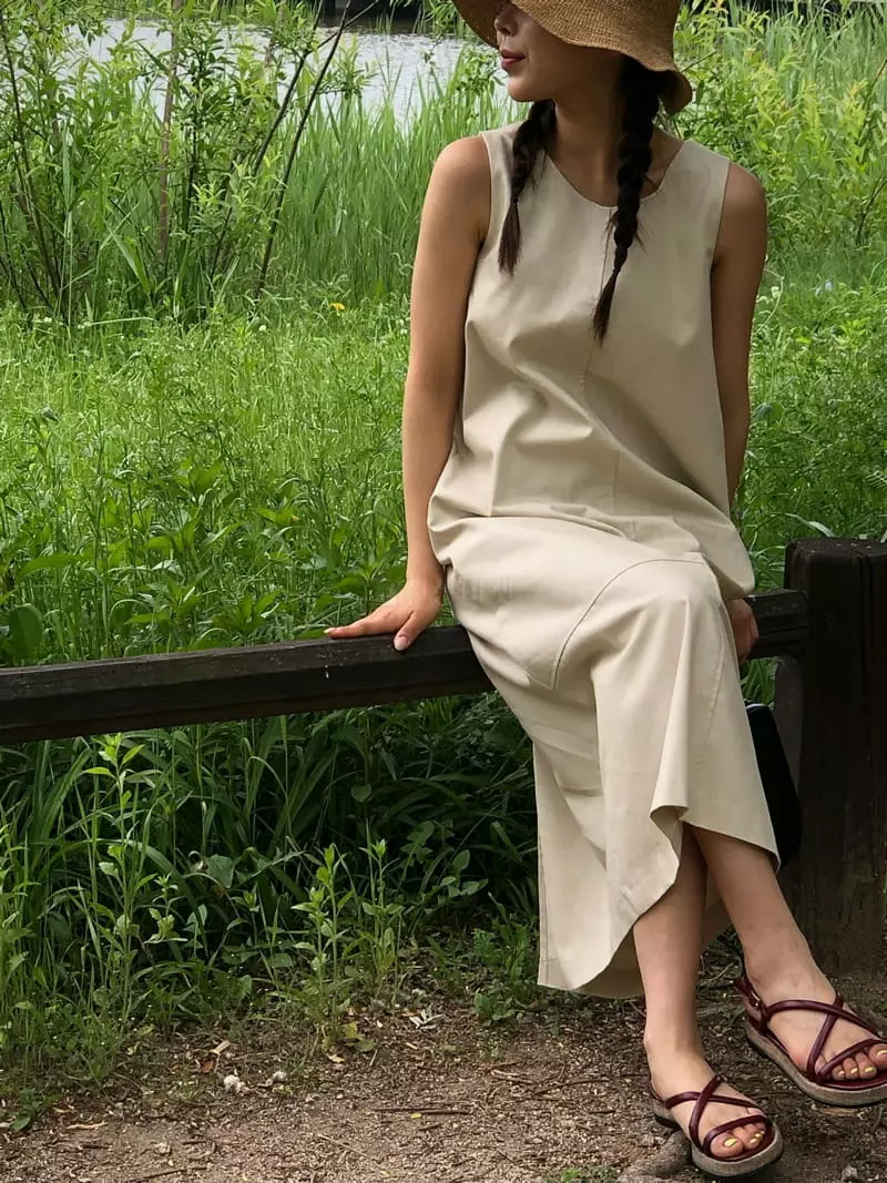 A Want - Korean Women Fashion - #vintageinspired - Leme Denim One-piece - 4