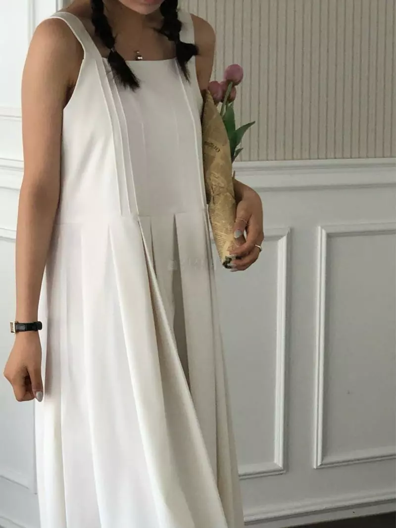 A Want - Korean Women Fashion - #womensfashion - Andy Pleats One-piece - 6