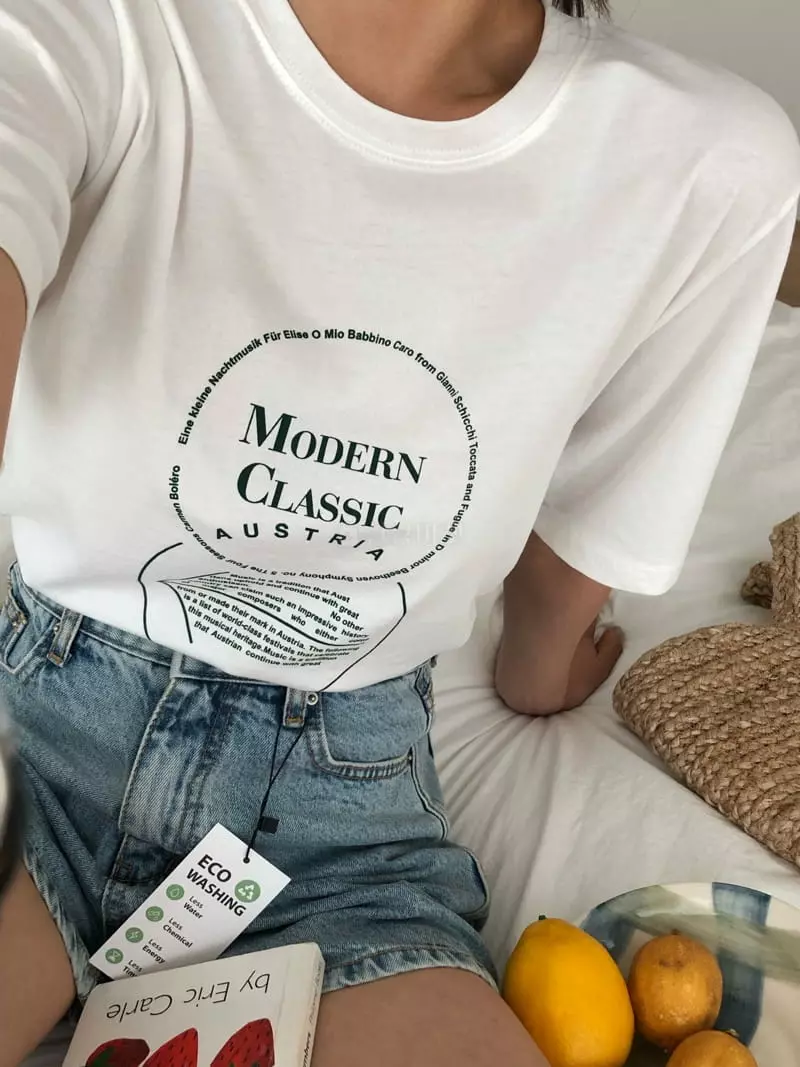 A Want - Korean Women Fashion - #womensfashion - Classic Tee - 9