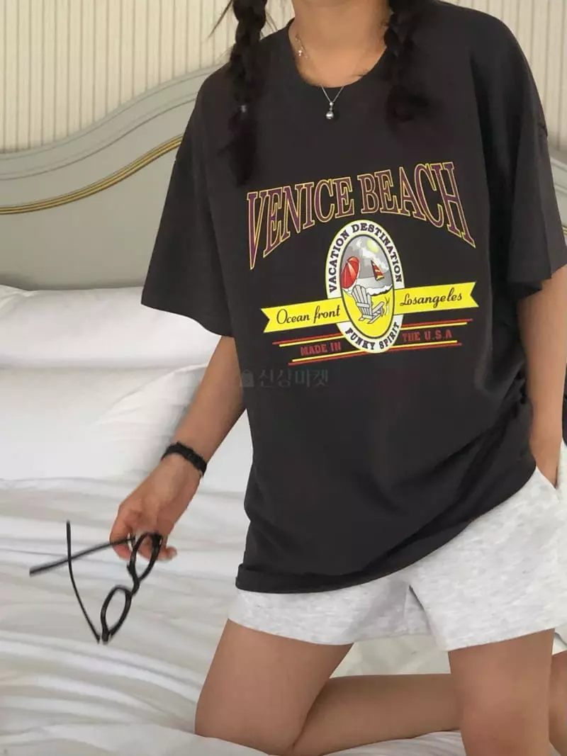 A Want - Korean Women Fashion - #womensfashion - Beach Tee - 10
